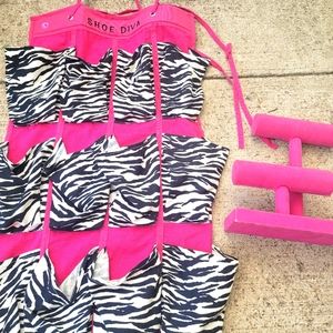 Shoe organizer and jewelry organizer